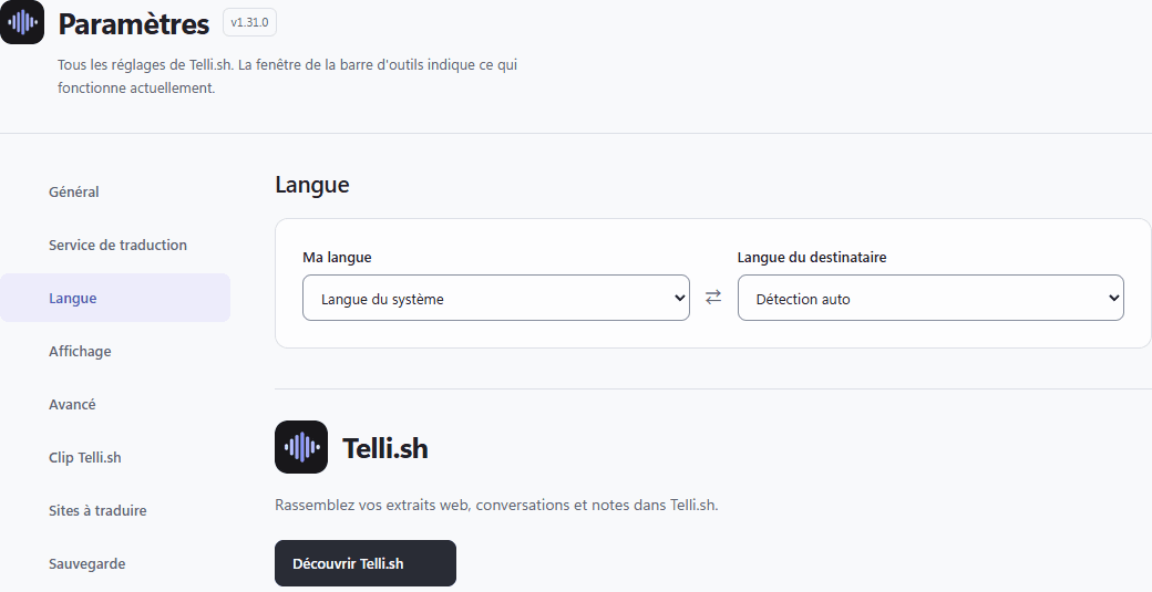 Langue