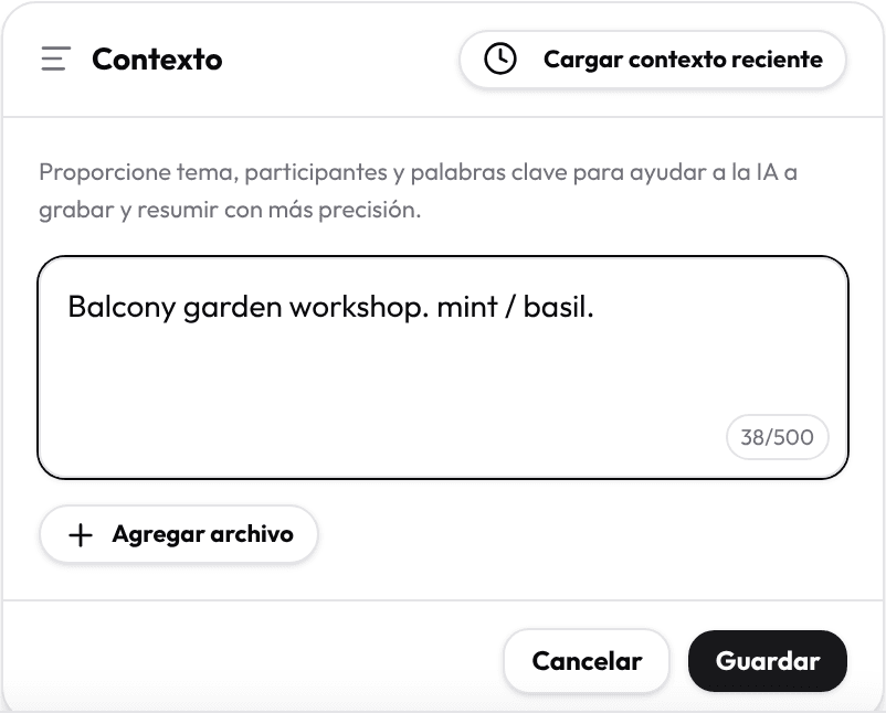 Idioma y contexto