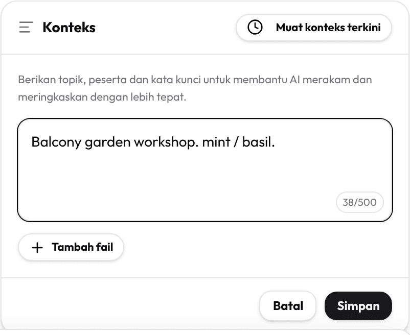 Bahasa dan konteks