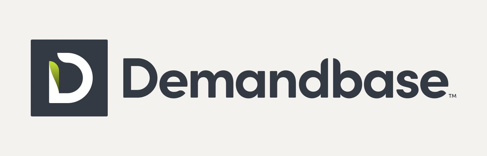 Marchio testuale Demandbase utilizzato per identificare l'azienda trattata nell'articolo